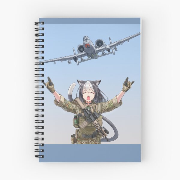 Item preview, CAT GIRL A-10 THUNDERBOLT "BRRRT" designed and sold by BreannaKi.