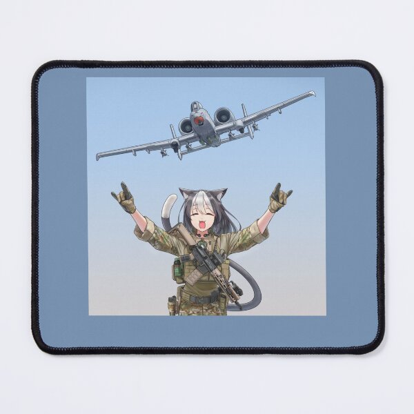 Item preview, CAT GIRL A-10 THUNDERBOLT "BRRRT" designed and sold by BreannaKi.