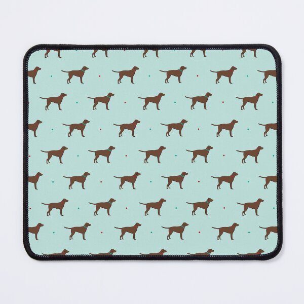 Item preview, Chocolate Labrador Pattern - Blue designed and sold by Kittys-Art.