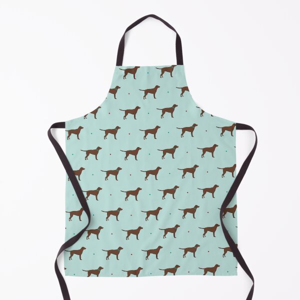 Item preview, Chocolate Labrador Pattern - Blue designed and sold by Kittys-Art.