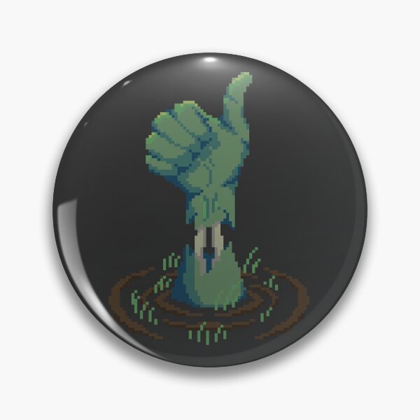 Item preview, Ironic Thumbs up Zombie Hand Pixel Art designed and sold by wolfkin-design.
