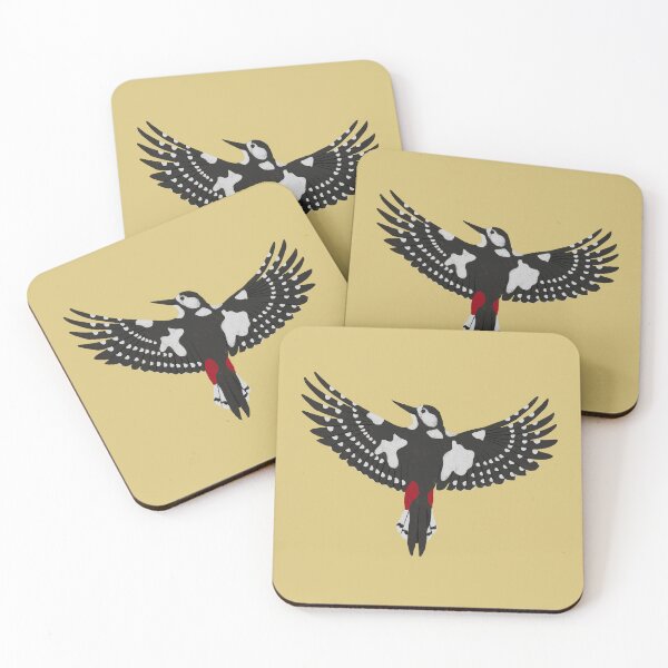Item preview, Great spotted woodpecker (Dendrocopos major) designed and sold by StudioRedKite.