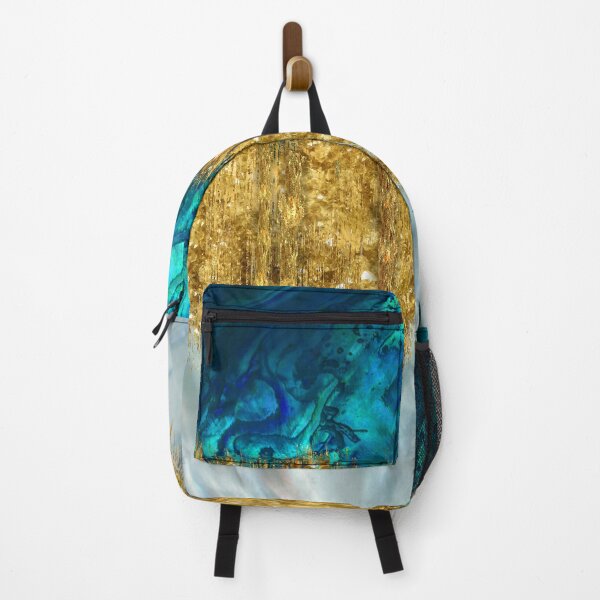 Item preview, Abalone, Pearl and gold texture mixed media abstract designed and sold by k9printart.