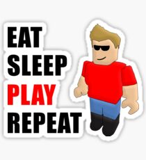 Roblox - Eat Sleep Play Repeat Sticker