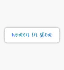 Women in Stem Sticker