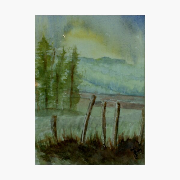 Mountain Mists (7 x 9 inches) Photographic Print