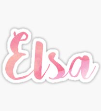 Pegatina Elsa