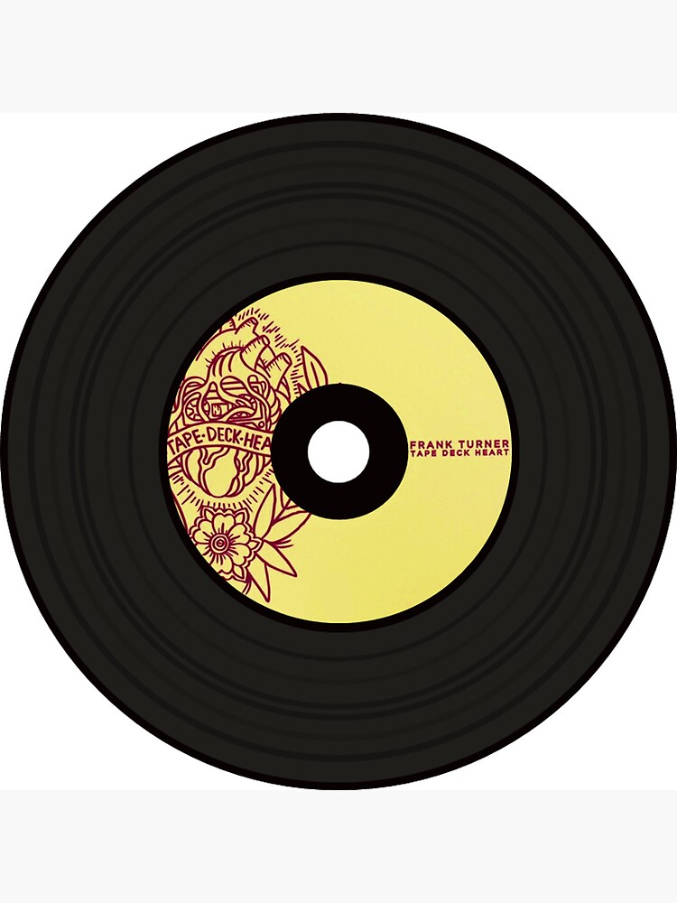 "Tape Deck Heart Vinyl" Poster for Sale by Tundra1985 Redbubble