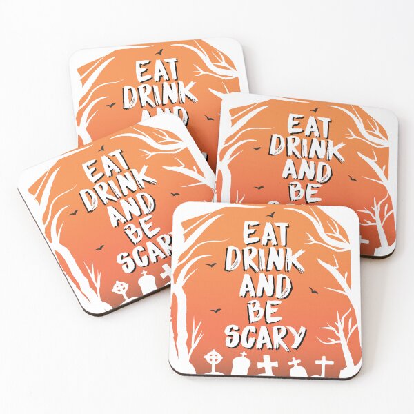 Item preview, Eat, Drink and Be Scary - Halloween Design designed and sold by Haleem11.