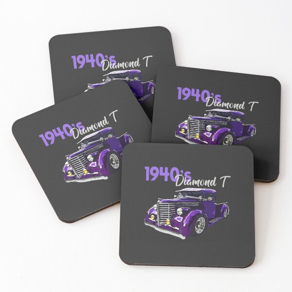 Item preview, Classic Cars, Vintage American Trucks, 1940s Diamond T, Purple Pick-up Truck designed and sold by classic car craze.