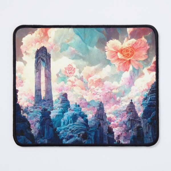 Item preview, Colorful watercolor fantasy view CG painting designed and sold by SeriMurata.
