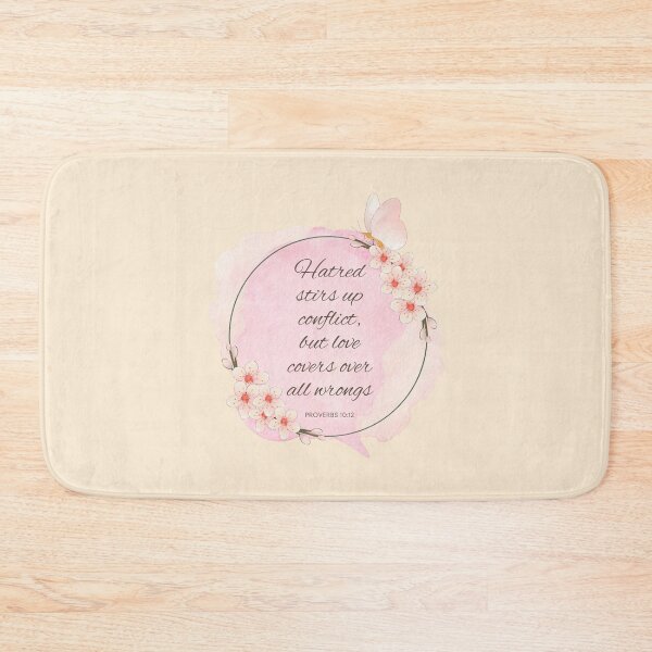 Item preview, Old Testament verse - Hatred stirs up conflict but love covers all wrongs - Proverbs 10:12 designed and sold by THEARESTON.