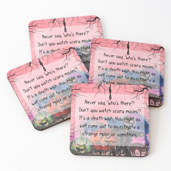 Item preview, Funny Halloween Quote - What Is Your Favorite Scary Movie? designed and sold by GWTF-Designs.