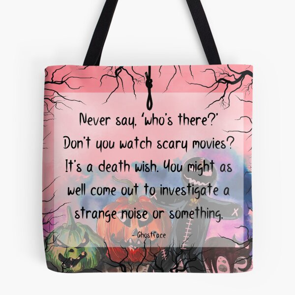 Item preview, Funny Halloween Quote - What Is Your Favorite Scary Movie? designed and sold by GWTF-Designs.