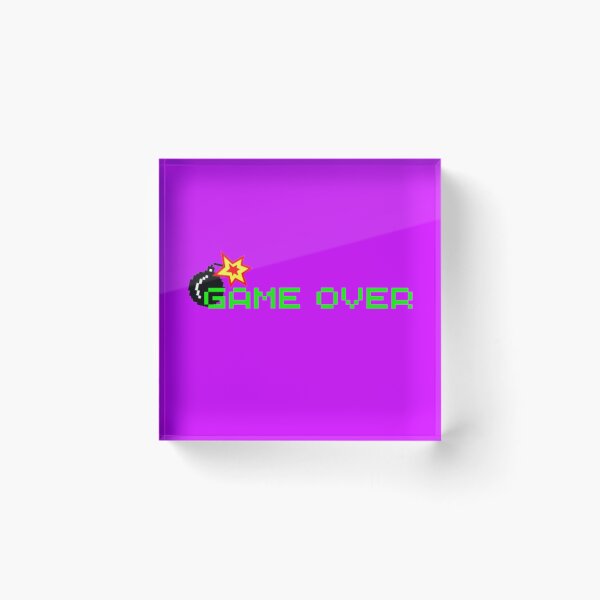 Item preview, Game Over Retro Explosion designed and sold by LMoonDesigns.