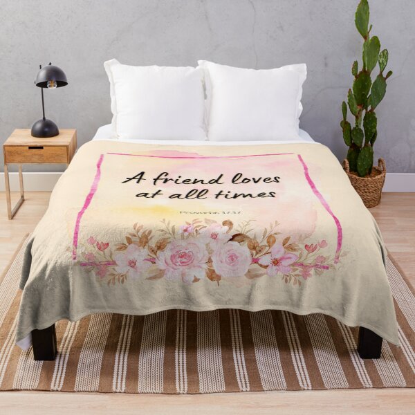Item preview, Old Testament verse - A friend loves at all times - Proverbs 17:17 designed and sold by THEARESTON.
