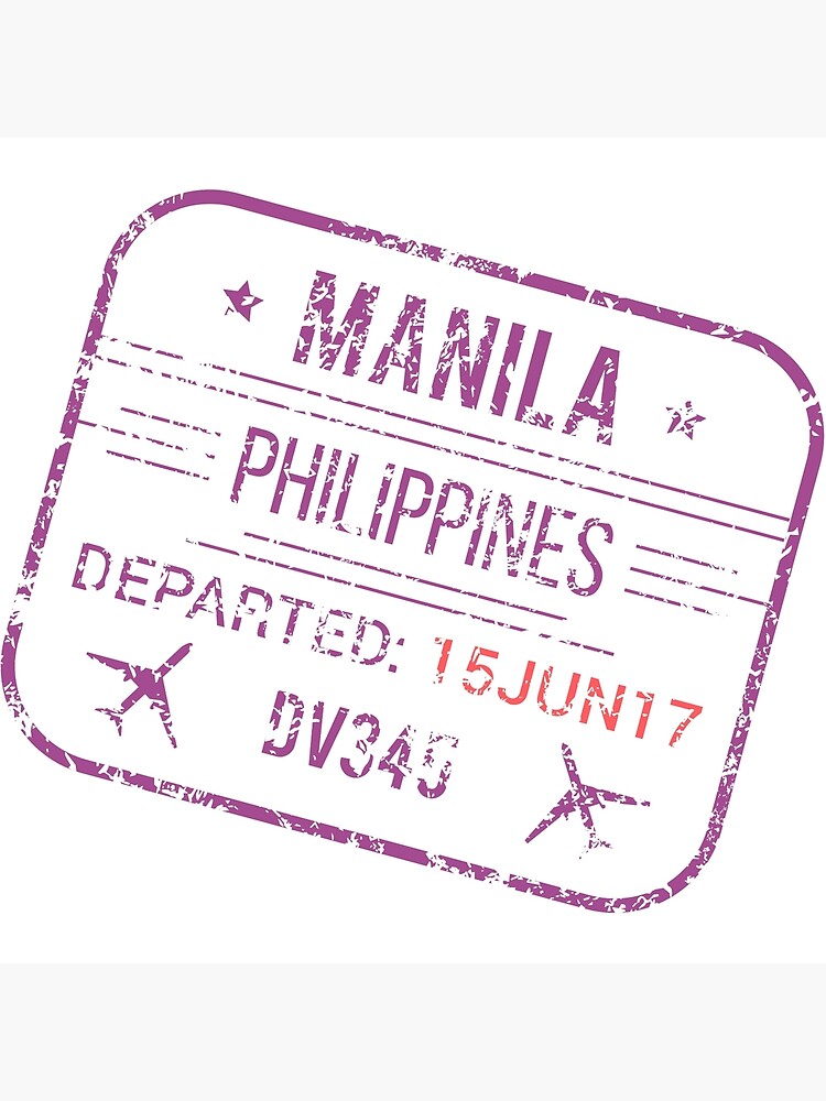 Philippines Manila Passport Stamp