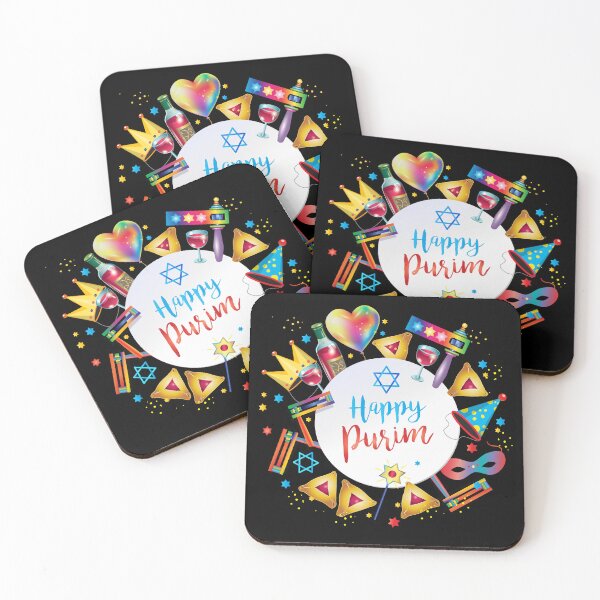 Item preview, Happy Purim Kids Party Decoration. Gifts Jewish Holiday Traditional symbols designed and sold by sofiartmedia.
