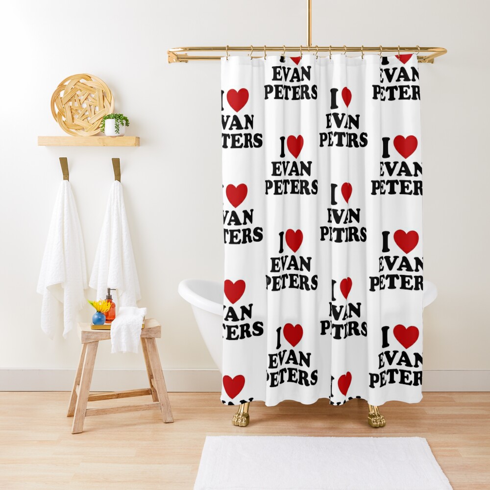 Evan Peters design | Shower Curtain