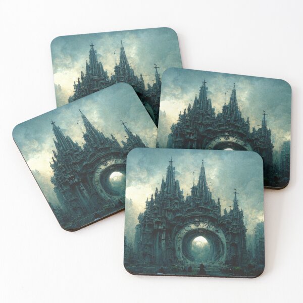Item preview, Vampire Portal Zone Castle CG painting designed and sold by SeriMurata.