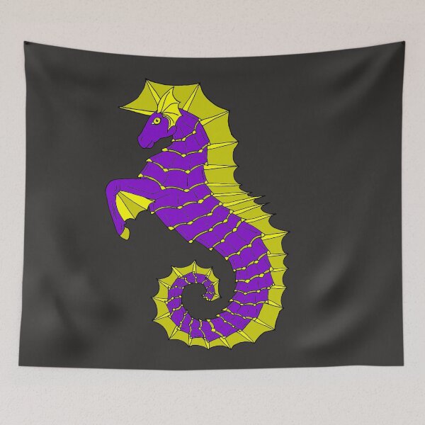 Item preview, Beautiful kelpie, purple and yellow  designed and sold by MumWolf-Doodles.