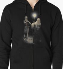 Sudadera con capucha y cremallera Punto muerto