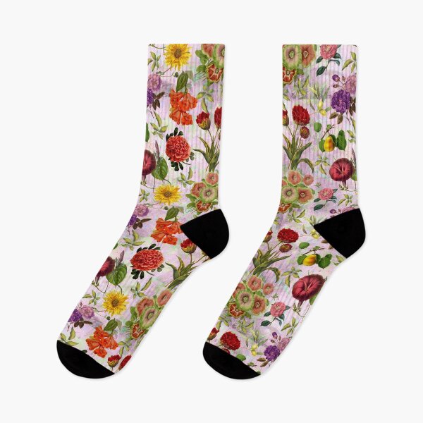 Item preview, Vintage flowers and roses exotic summer garden, botanical pattern, floral illustration, pink vintage floral designed and sold by ZeinabTaha.