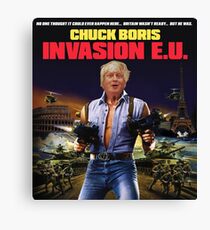 Boris Johnson - Chuck Boris T-Shirt Canvas Print
