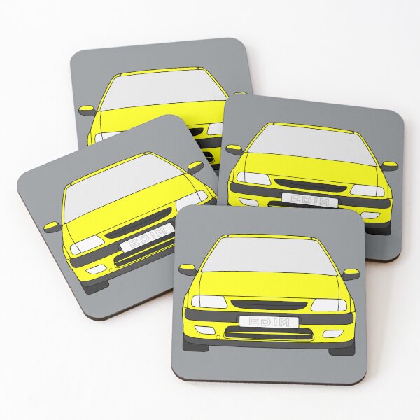 Item preview, Citroen Saxo VTS VTR 1996-1999 yellow color designed and sold by EdimDesign.
