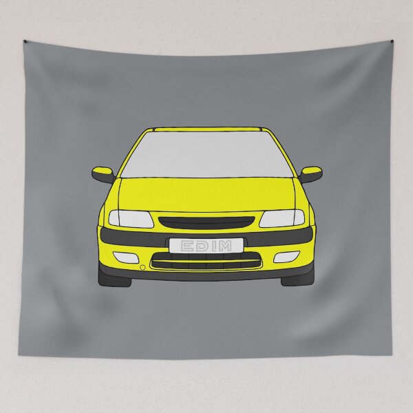 Item preview, Citroen Saxo VTS VTR 1996-1999 yellow color designed and sold by EdimDesign.
