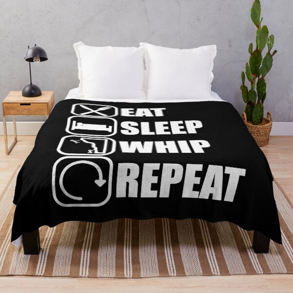 Item preview, Eat Sleep Whip Repeat - Climbing designed and sold by chriswilson111.