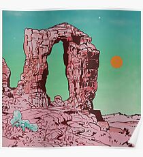 Pink Rock Poster