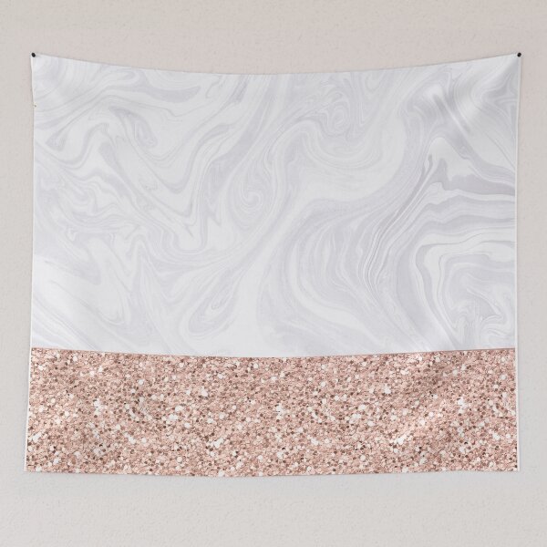 Item preview, Modern Faux White Marble with Pink Texture designed and sold by Julie Erin Designs.