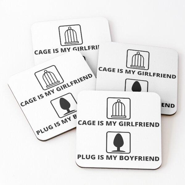 Artikelvorschau, Cage ist mein Girlfriend Plug ist mein Boyfriend Sissy Life entworfen und verkauft von SISSY4SISSIES.