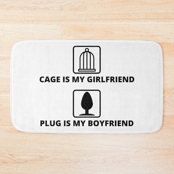 Item preview, Cage is my Girlfriend Plug is my Boyfriend Sissy Life designed and sold by SISSY4SISSIES.