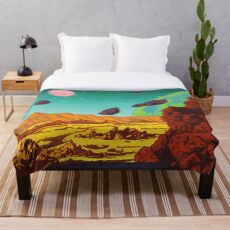Spacescape Throw Blanket