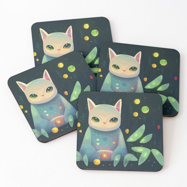 Item preview, A scifi space cat  designed and sold by ducksoupstudio.