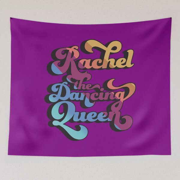Item preview, Personalised Rachel the Dancing Queen Retro 70's Seventies designed and sold by CandOCreative.