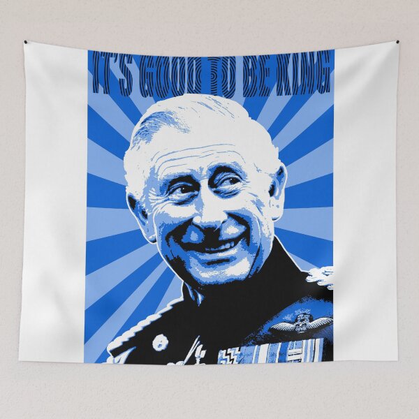 Item preview, It's Good to be King - Blue designed and sold by Gary Hogben.