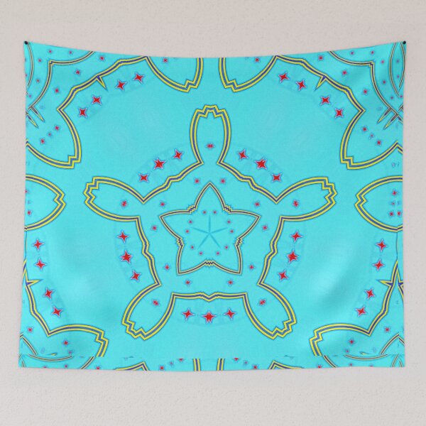 Item preview, ARUBA - ABSTRACT ARUBA FLAG PATTERN - ONE HAPPY ISLAND designed and sold by Ralek.