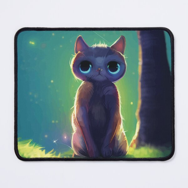 Item preview, a glowing cute kitten designed and sold by ducksoupstudio.