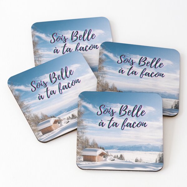 Item preview,  Be beautiful in your own way - popular French quotes theme gifts  designed and sold by RebelliousRosee.
