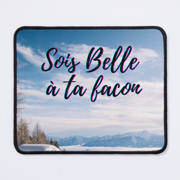 Item preview, Be beautiful in your own way - popular French quotes theme gifts designed and sold by RebelliousRosee.
