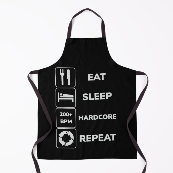 Item preview, Eat Sleep Hardcore Techno Repeat designed and sold by SPAZE-Typo.