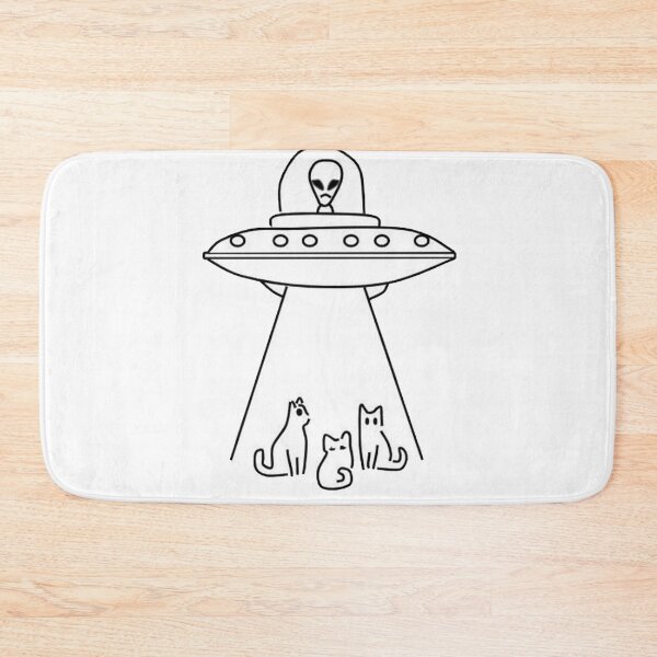 Item preview, ALIENS ARE CATCHING CATS !!! designed and sold by batucebeci.