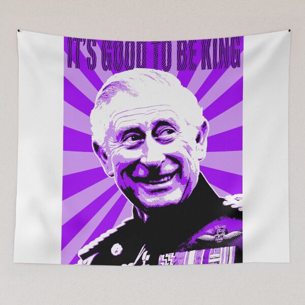 Item preview, It's Good to be King - Purple designed and sold by Gary Hogben.