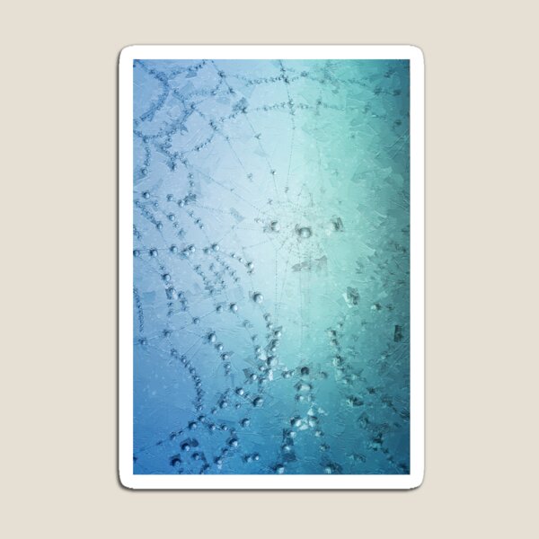 Item preview, Dreamy Blue Dew Drops Web designed and sold by werdantem.