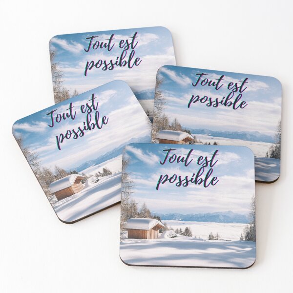 Item preview, Anything is possible - popular french quotes theme gifts  designed and sold by RebelliousRosee.