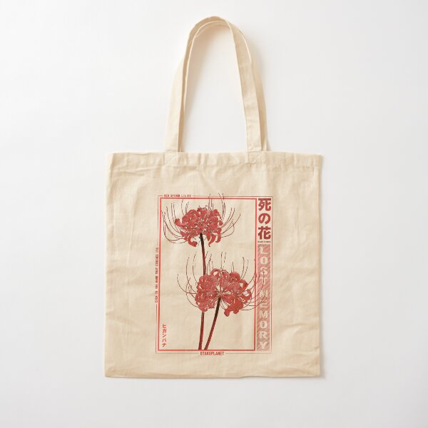 Lys araignée japonais dans la fleur esthétique de l'anime grunge Tote bag classique
