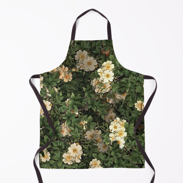 Item preview, Vintage Botanical White Flower Pattern designed and sold by Syahrasi.